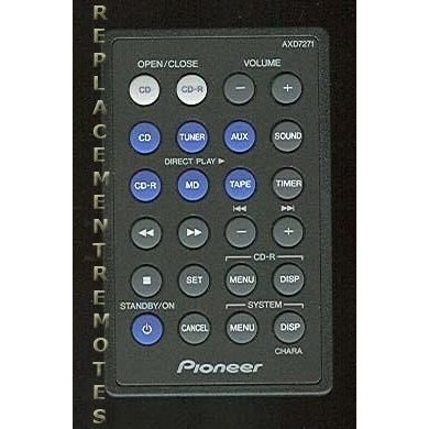 Pioneer AXD7271 Audio Remote Control