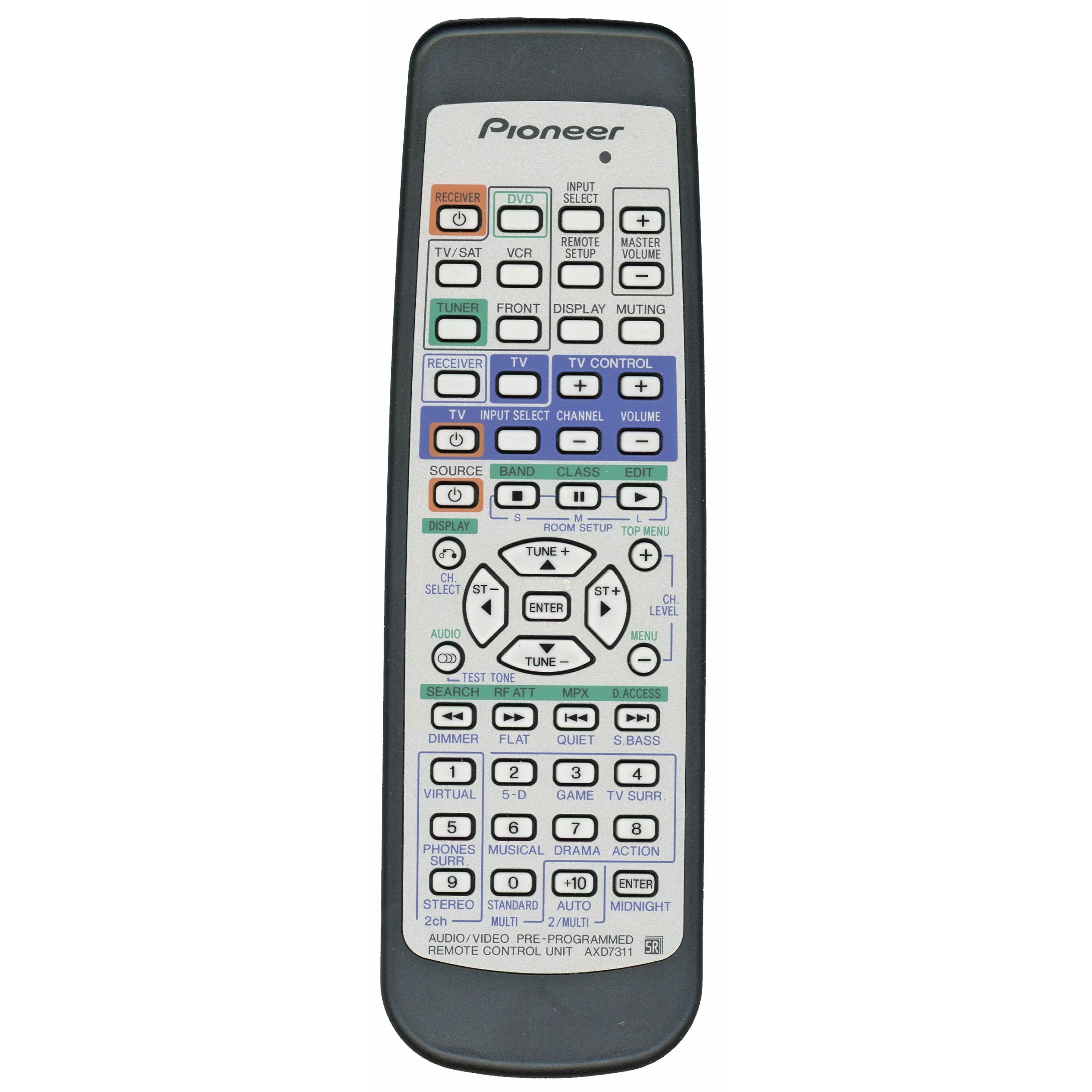 Pioneer AXD7311 DVD Remote Control