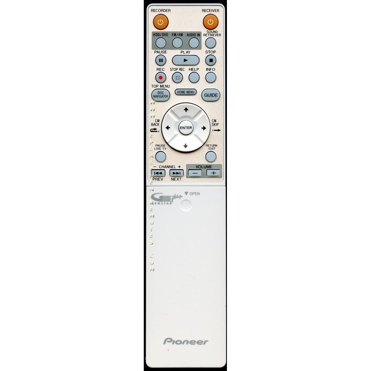 Pioneer AXD7449 Receiver Remote Control