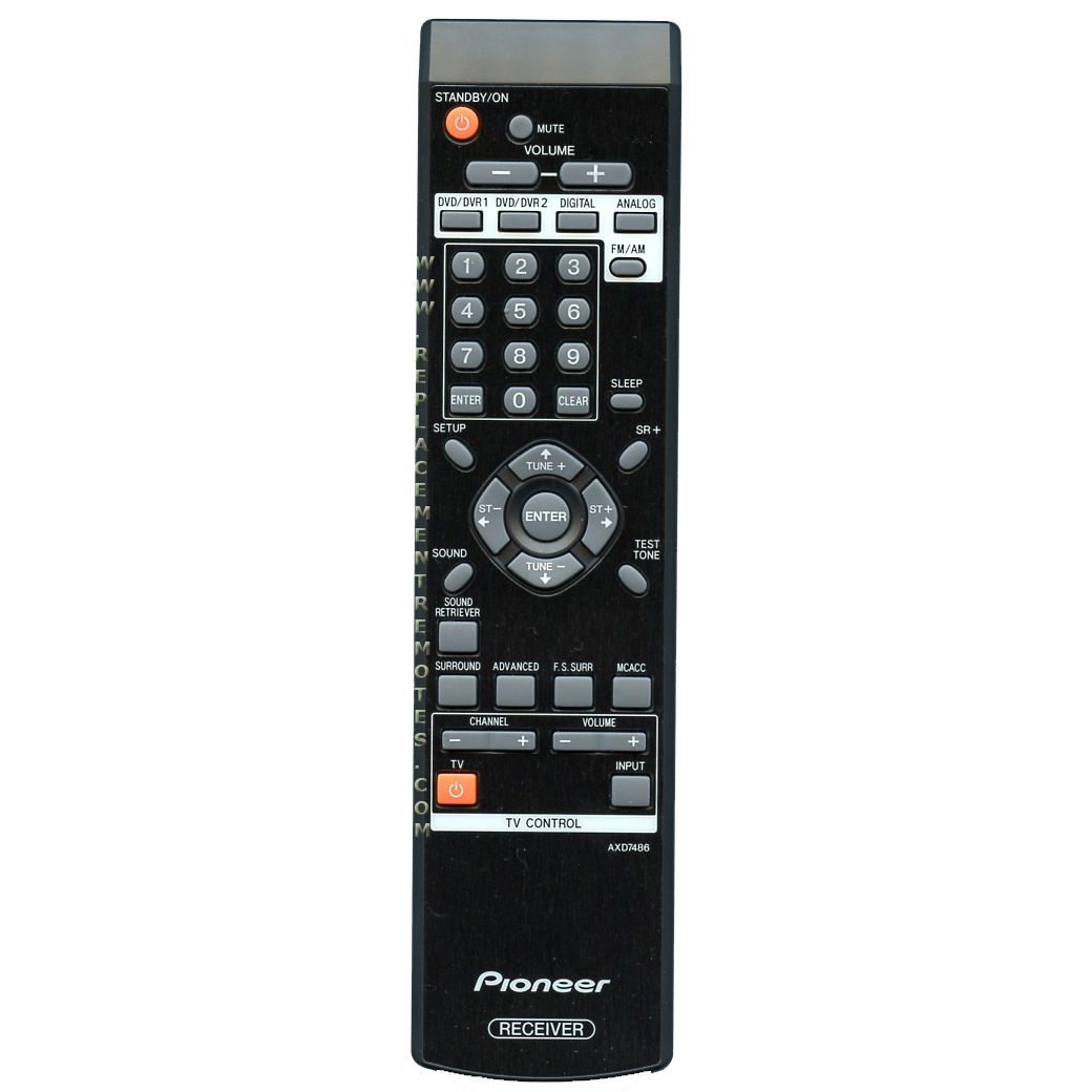 Pioneer AXD7486 Receiver Remote Control