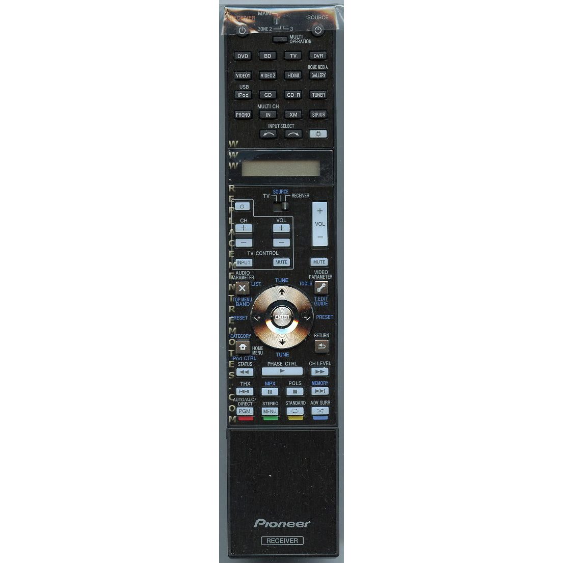 Pioneer AXD7539 Receiver Remote Control