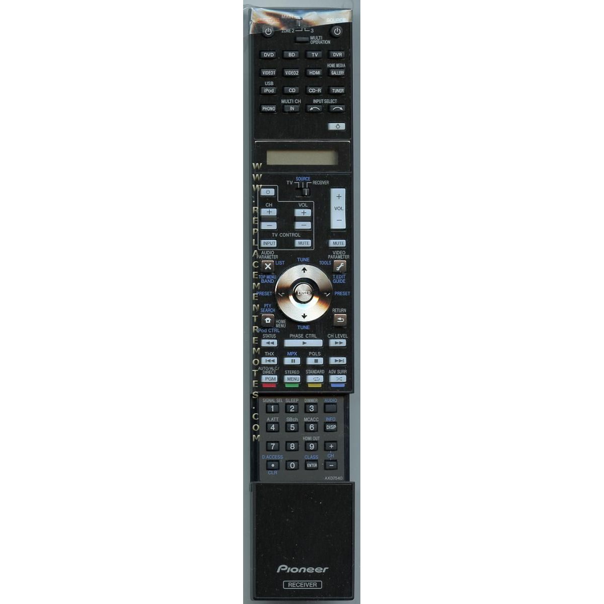 Pioneer AXD7540 Audio Remote Control