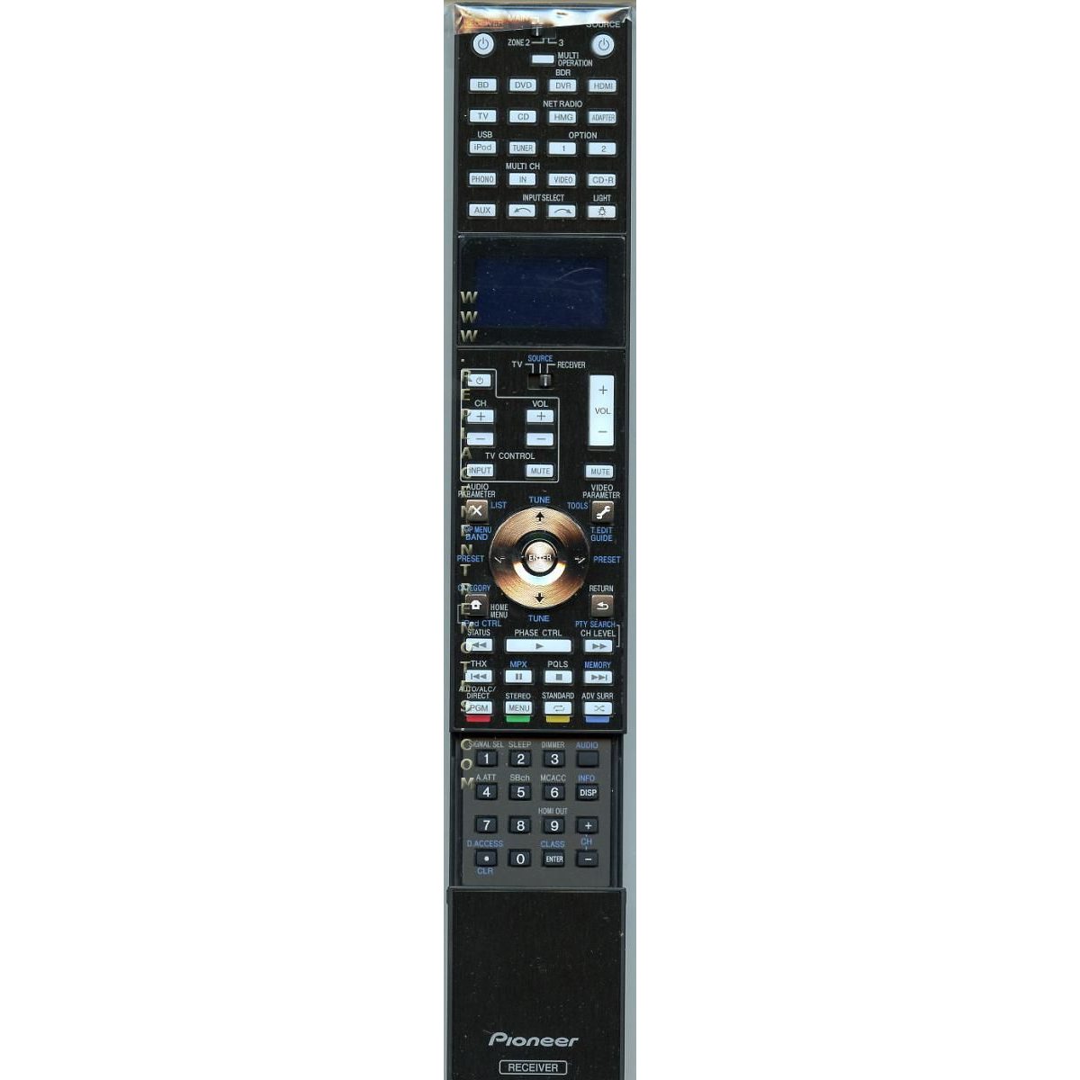 Pioneer AXD7580 Receiver Remote Control