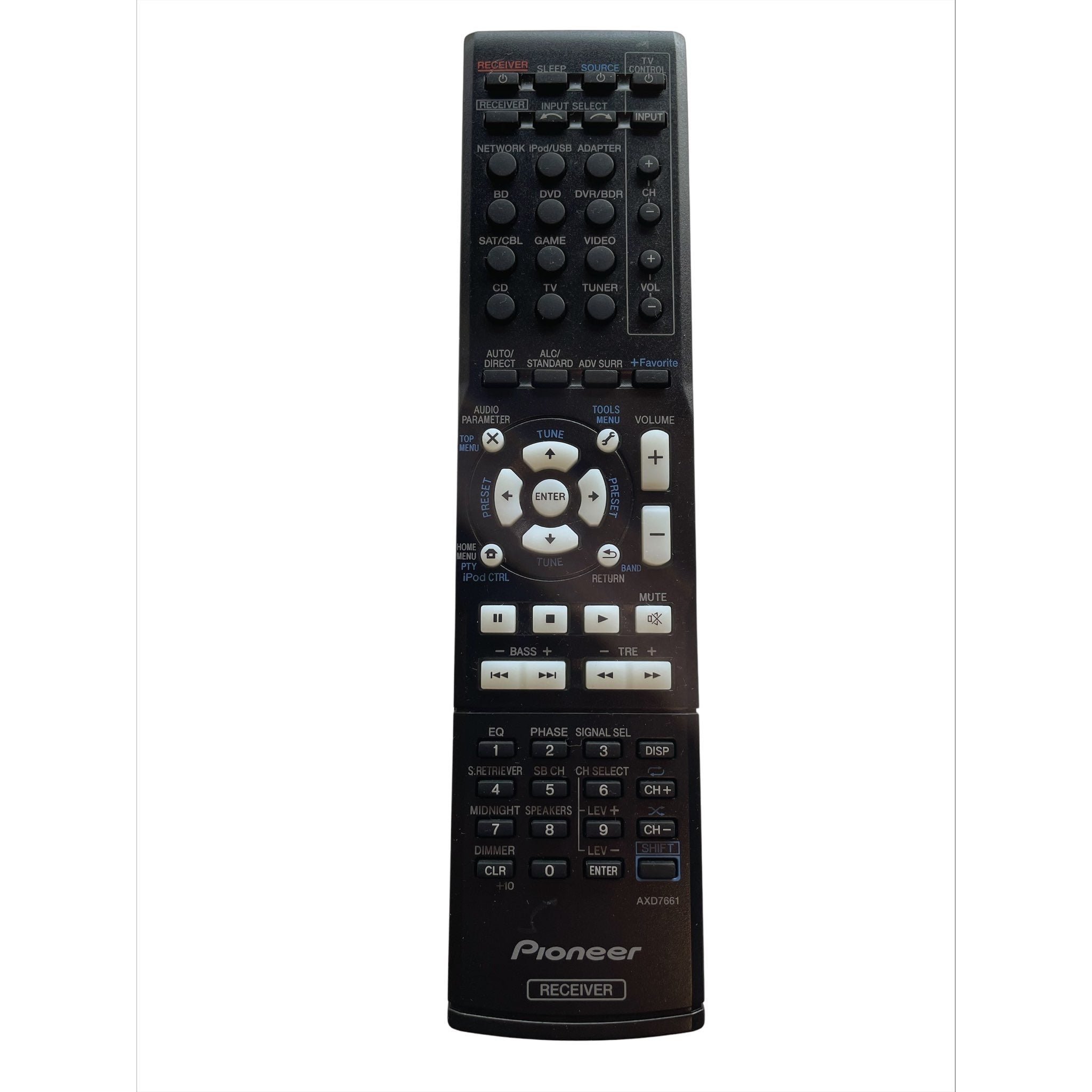 Pioneer AXD7661 Receiver Remote Control