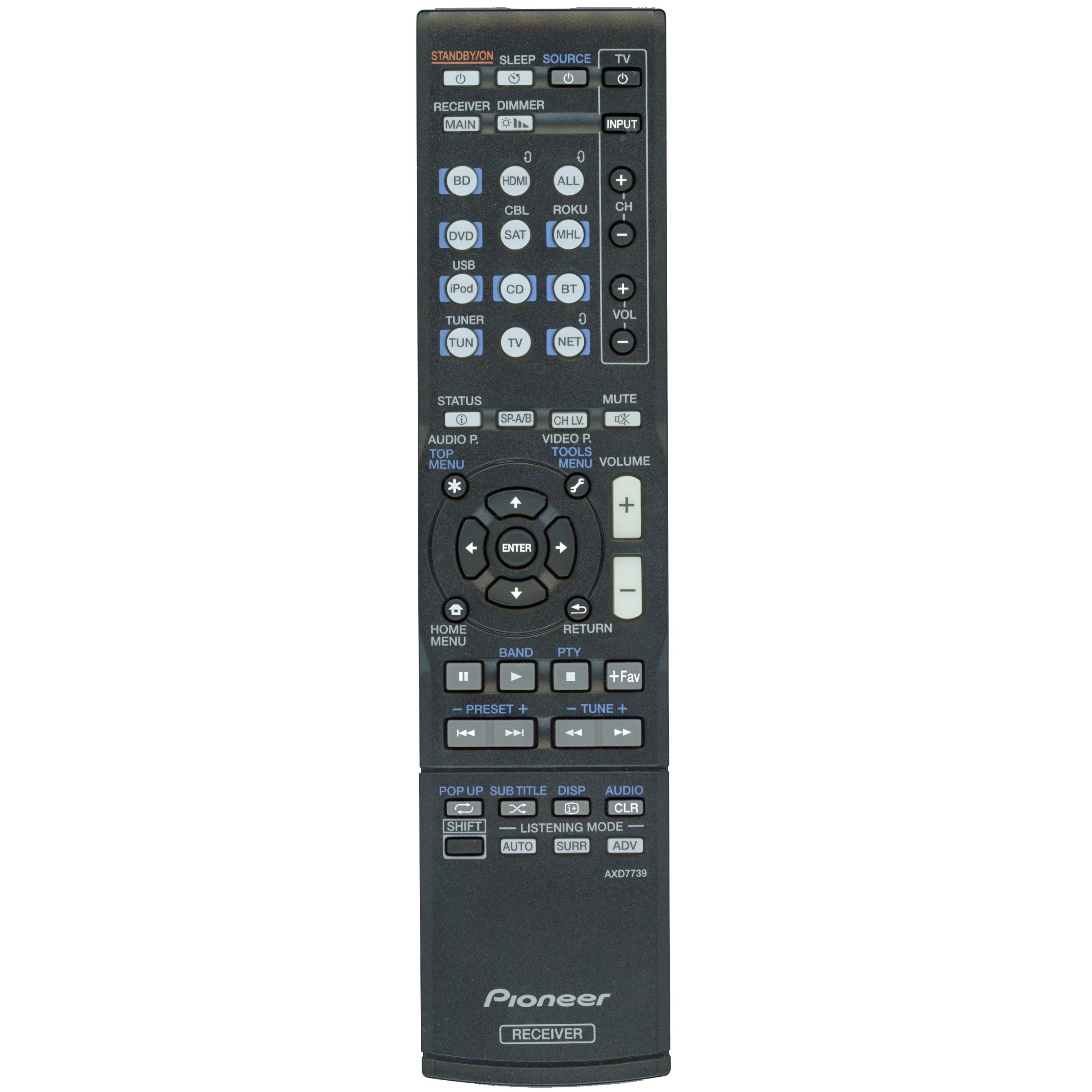 Pioneer AXD7739 Receiver Remote Control