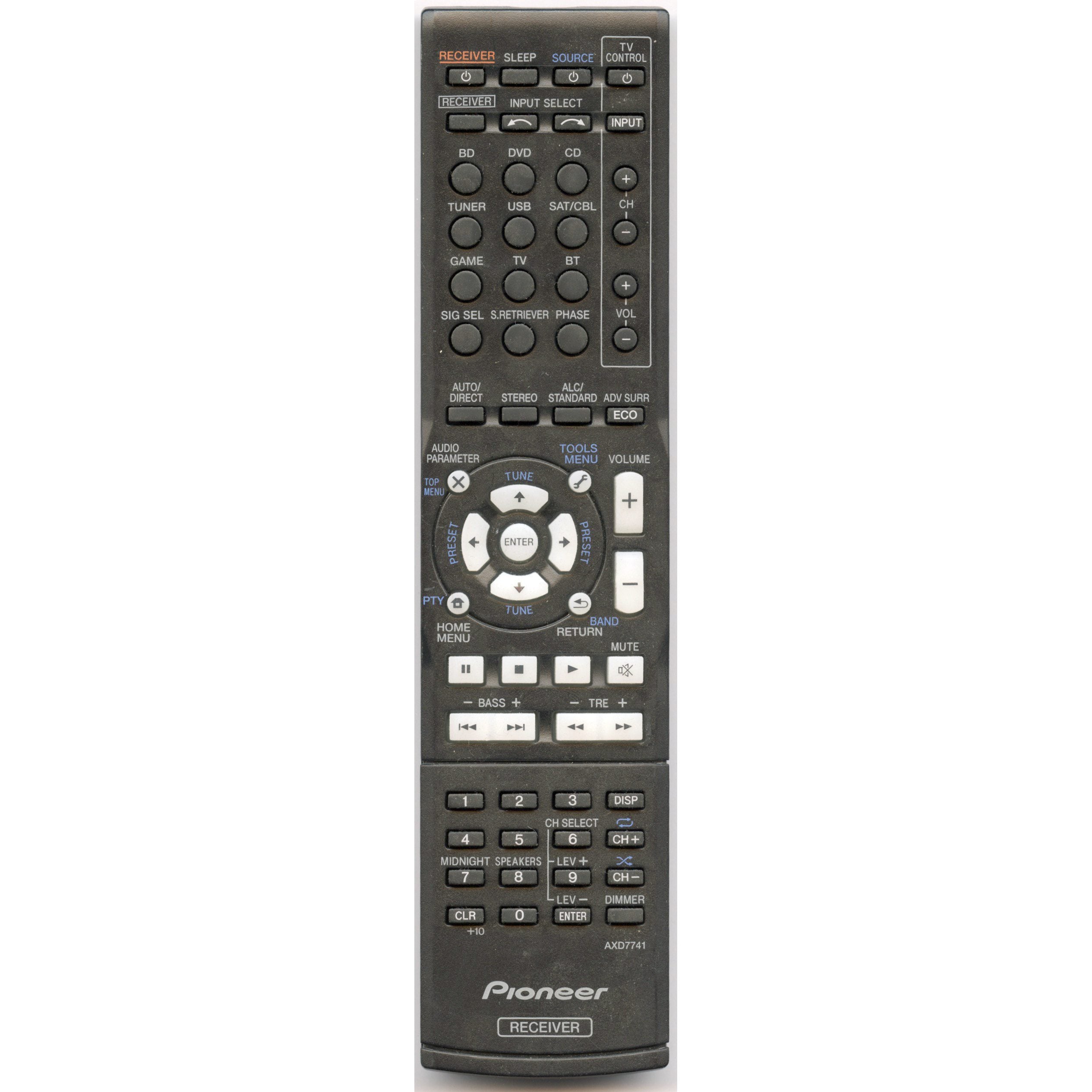 Pioneer AXD7741 Audio Remote Control