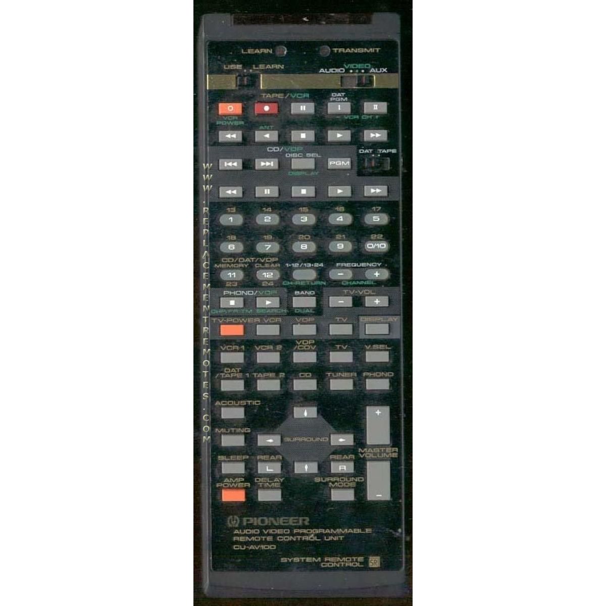 Pioneer CUAV100 Receiver Remote Control