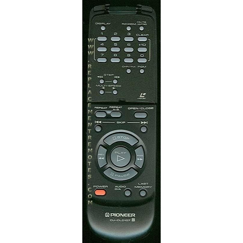 Pioneer CUCL0107 Laser Disc Remote Control