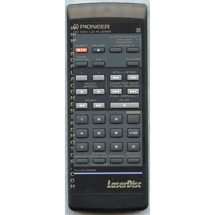 Pioneer CUCLD023 Laser Disc Remote Control