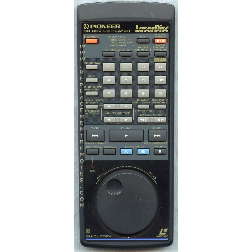 Pioneer CUCLD024 Laser Disc Remote Control