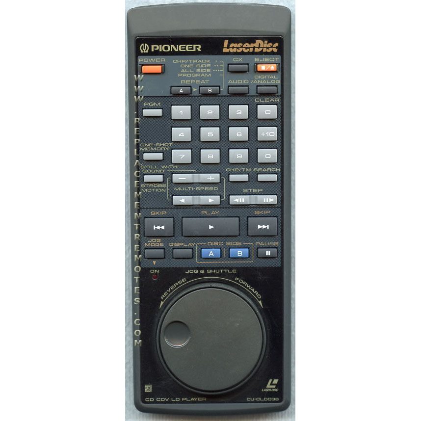 Pioneer CUCLD038 Laser Disc Remote Control