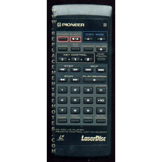 Pioneer CUCLD047 Laser Disc Remote Control