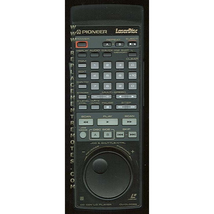 Pioneer CUCLD068 Laser Disc Remote Control