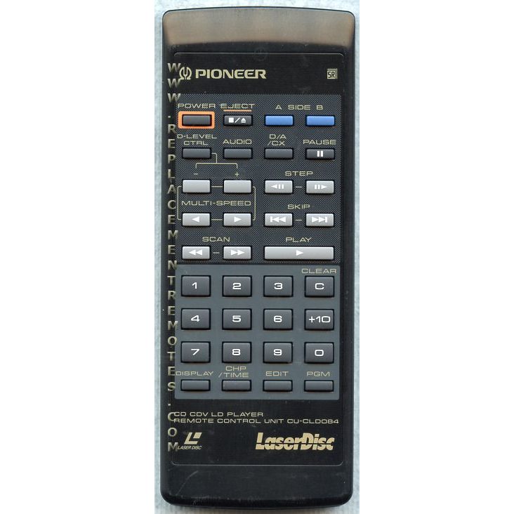 Pioneer CUCLD084 Laser Disc Remote Control