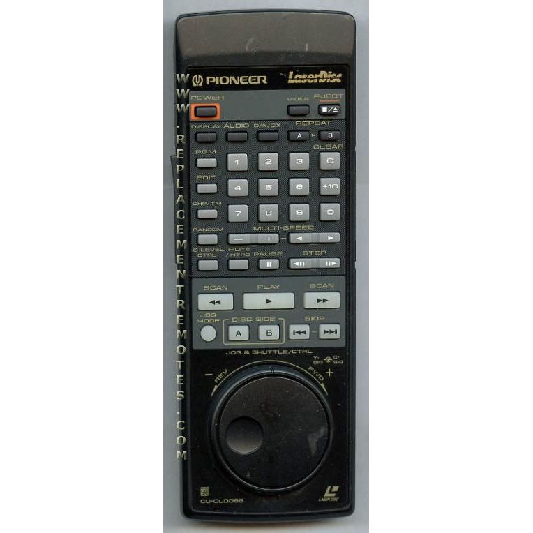 Pioneer CUCLD098 Laser Disc Remote Control