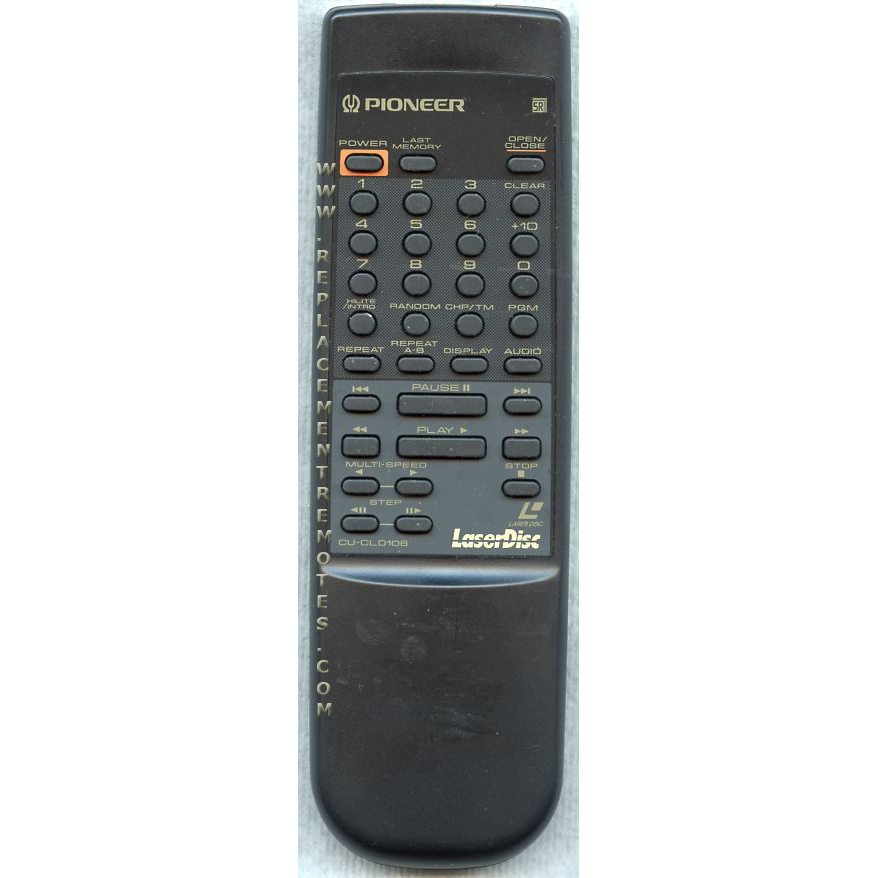 Pioneer CUCLD106 Laser Disc Remote Control