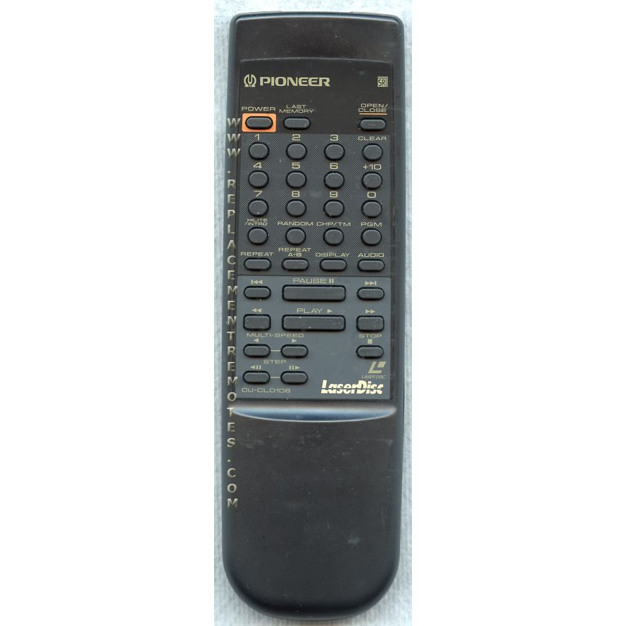 Pioneer CUCLD108 Laser Disc Remote Control