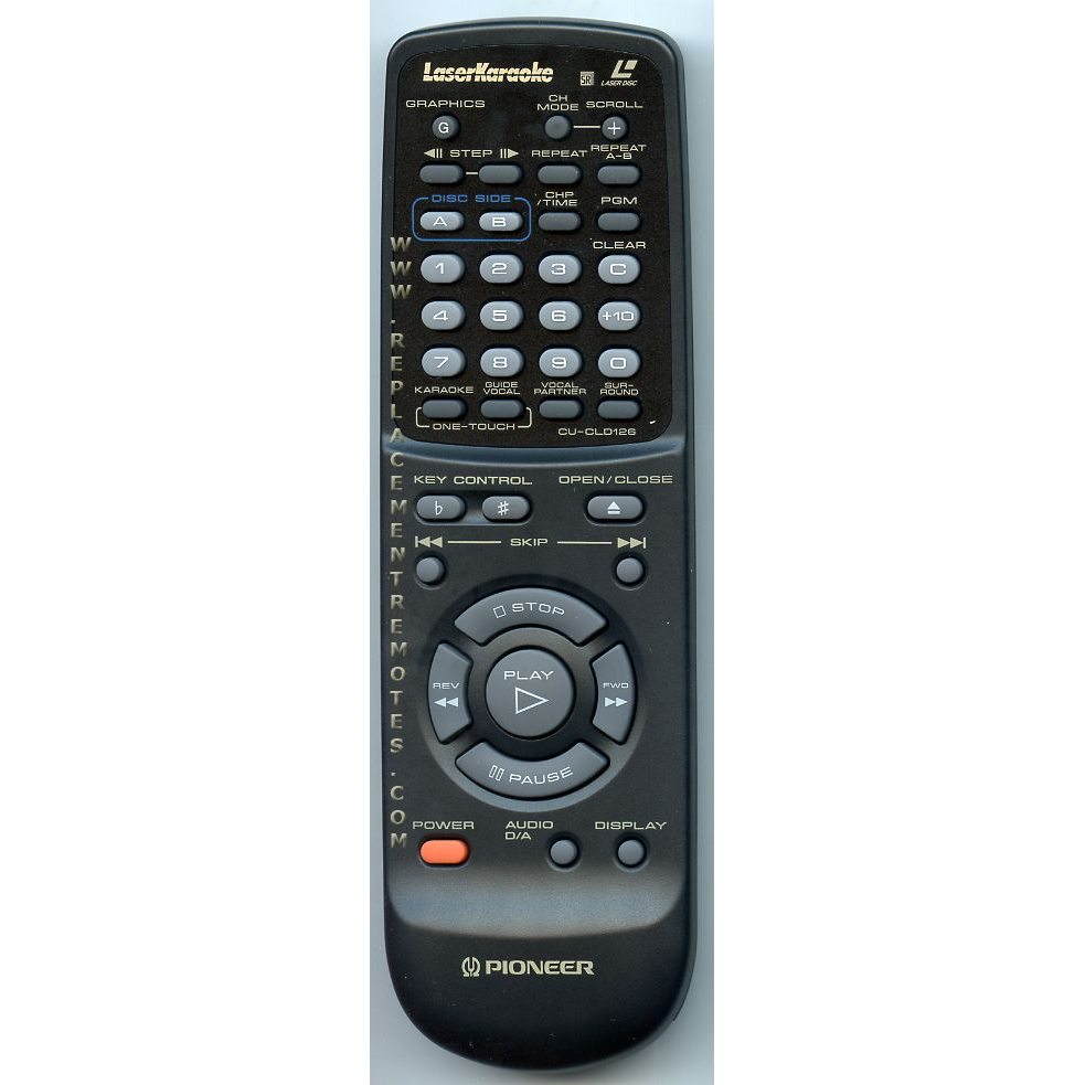 Pioneer CUCLD126 Laser Disc Remote Control