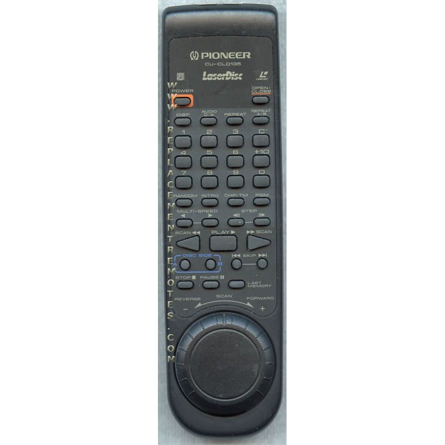 Pioneer CUCLD135 Laser Disc Remote Control