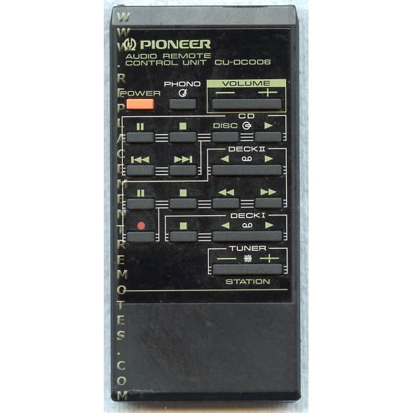 Pioneer CUDC006 Audio Remote Control