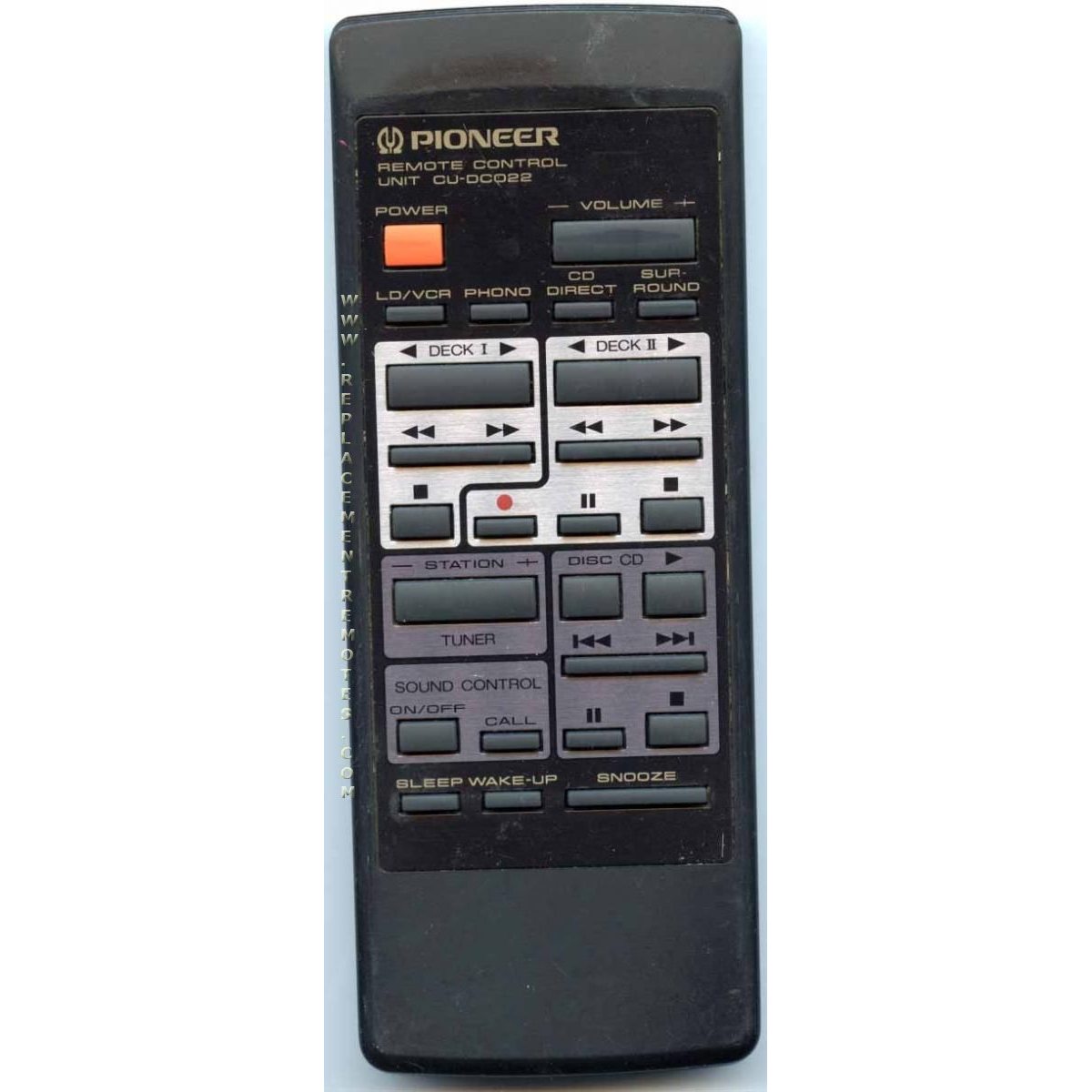 Pioneer CUDC022 Audio Remote Control