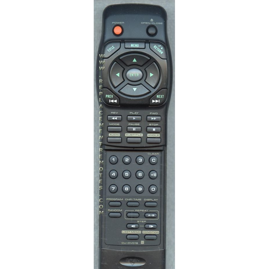 Pioneer CUDV019 DVD Remote Control