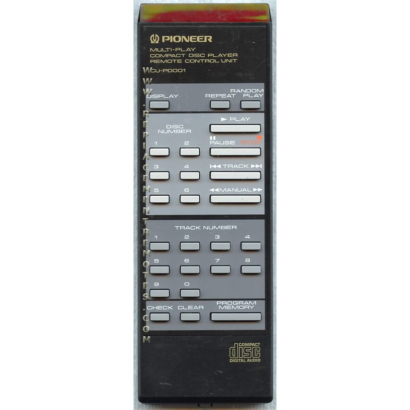 Pioneer CUPD001 CD Remote Control