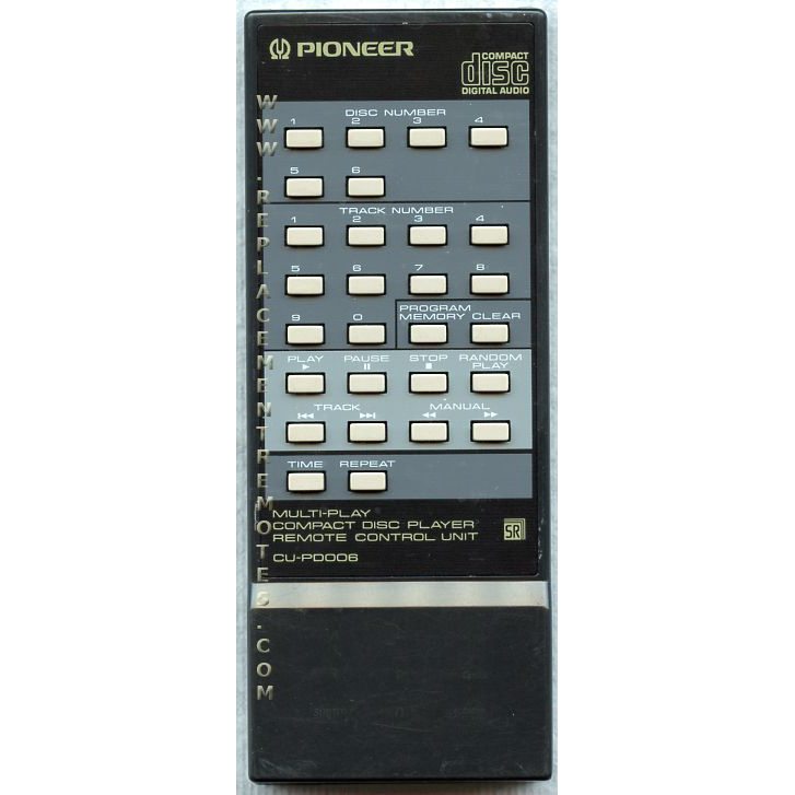 Pioneer CUPD006 CD Remote Control