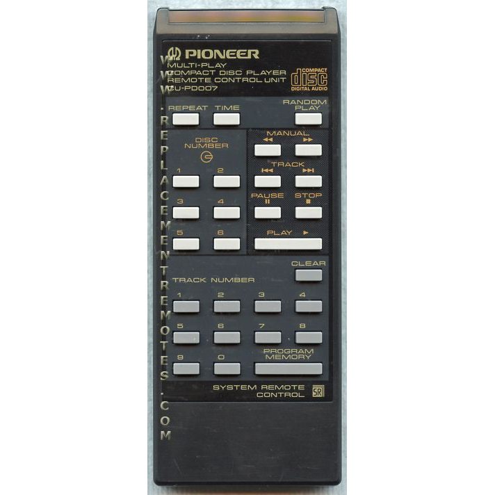 Pioneer CUPD007 CD Remote Control