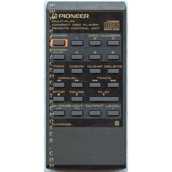 Pioneer CUPD039 Audio Remote Control