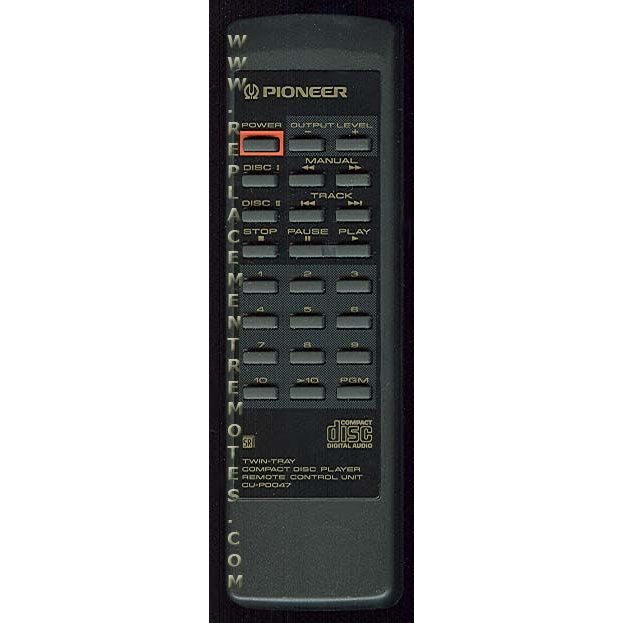 Pioneer CUPD047 CD Remote Control