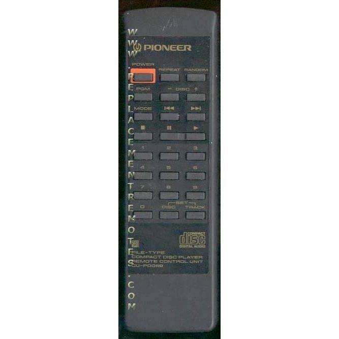 Pioneer CUPD069 CD Remote Control