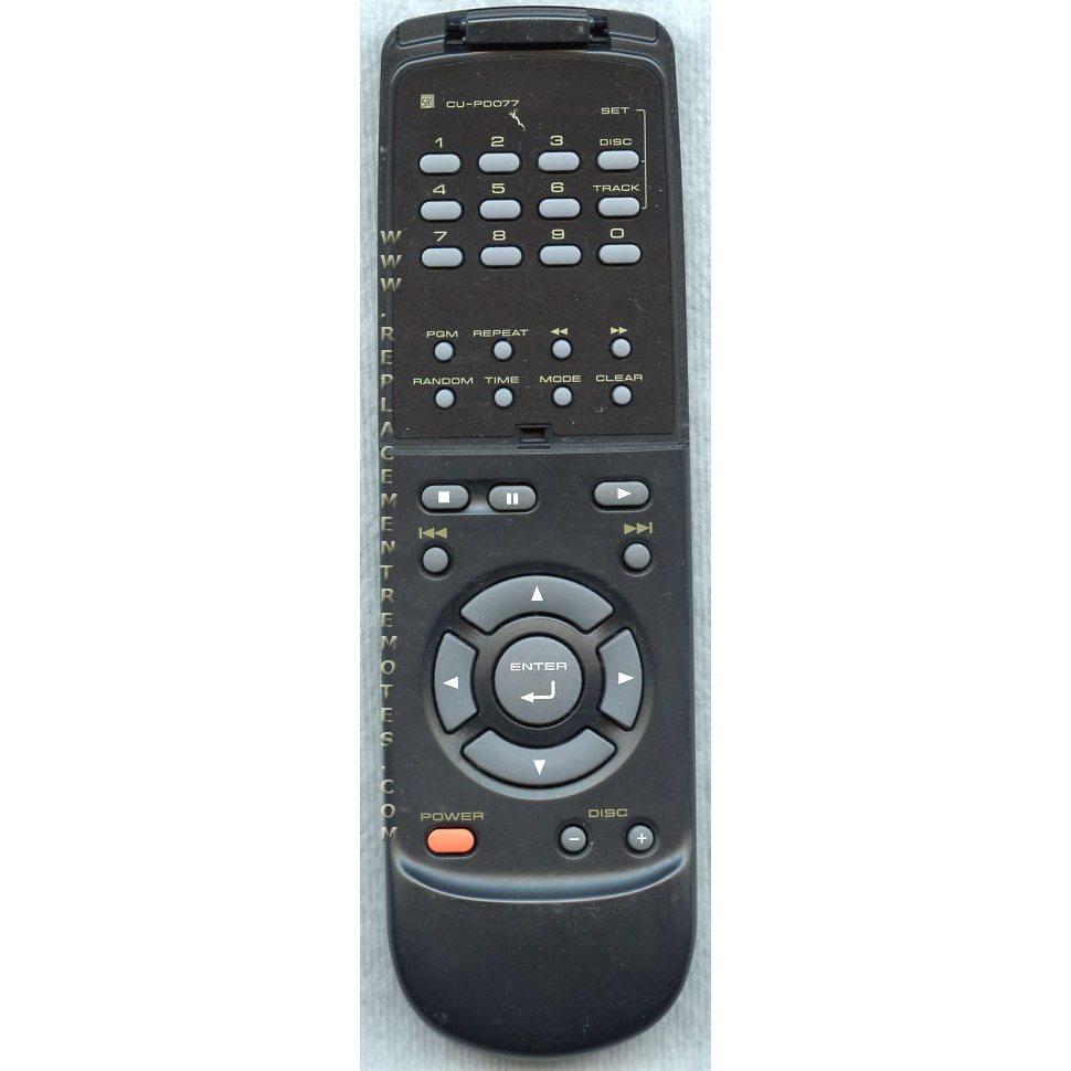 Pioneer CUPD077 CD Remote Control