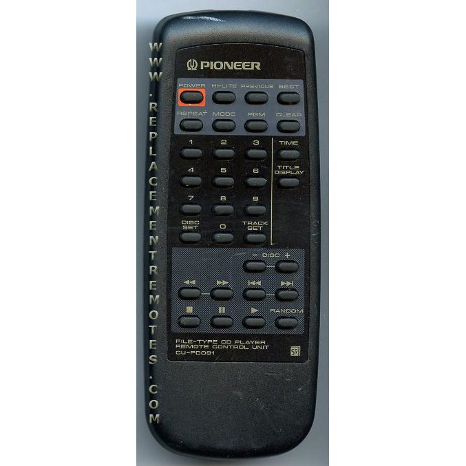 Pioneer CUPD091 Audio Remote Control