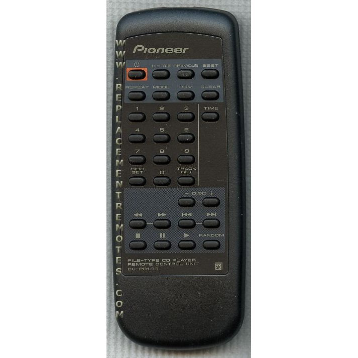 Pioneer CUPD100 Receiver Remote Control