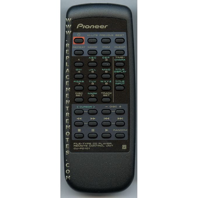 Pioneer CUPD101 Audio Remote Control