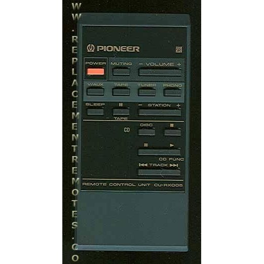 Pioneer CURX005 CD Remote Control