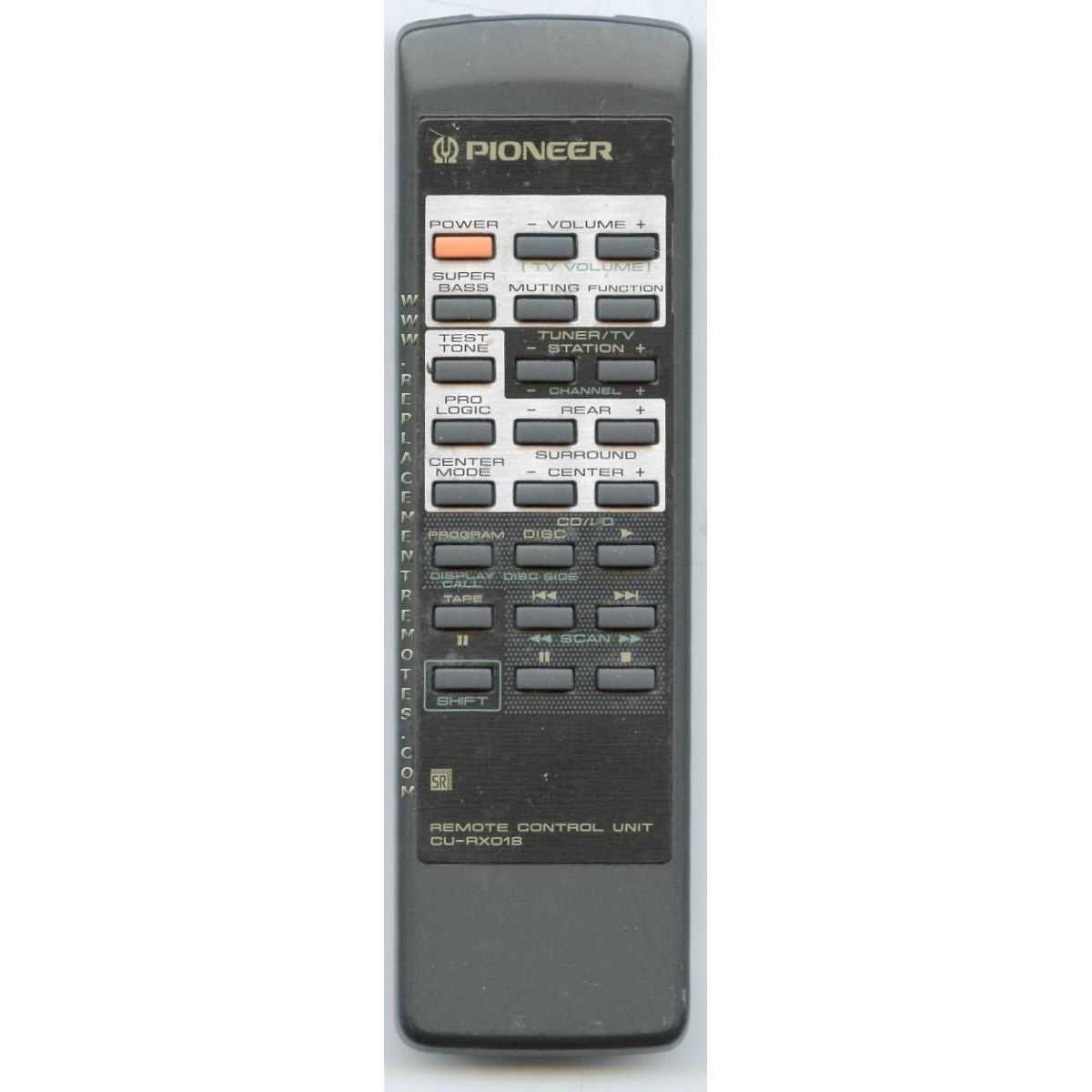 Pioneer CURX018 Audio Remote Control