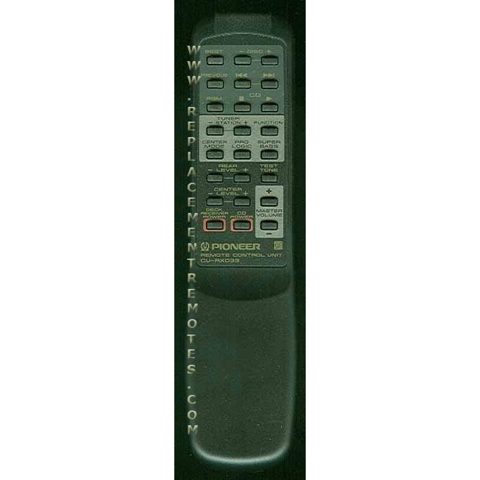 Pioneer CURX033 Audio Remote Control