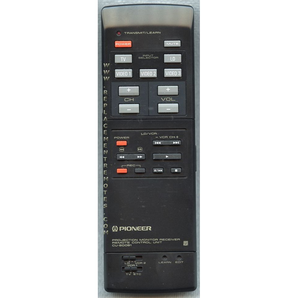 Pioneer CUSD091 Projector Remote Control