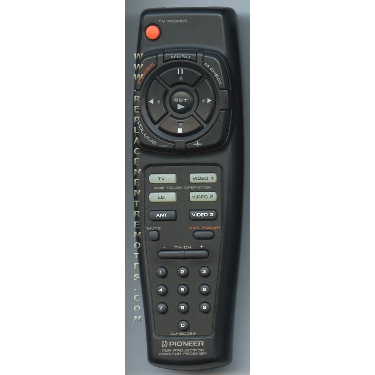 Pioneer CUSD092 Projector Remote Control