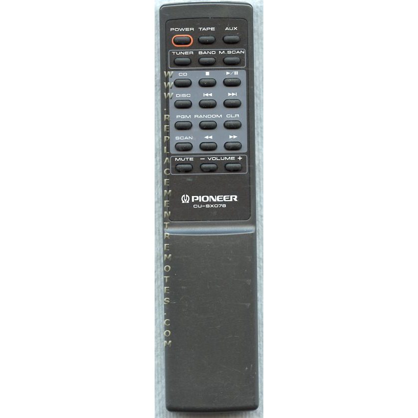 Pioneer CUSX078 Audio Remote Control