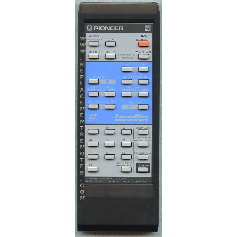 Pioneer CUV102 Laser Disc Remote Control