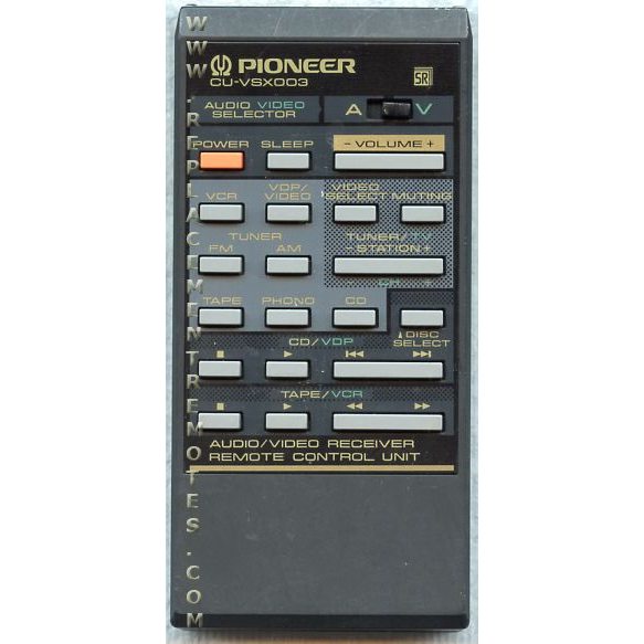 Pioneer CUVSX003 Receiver Remote Control