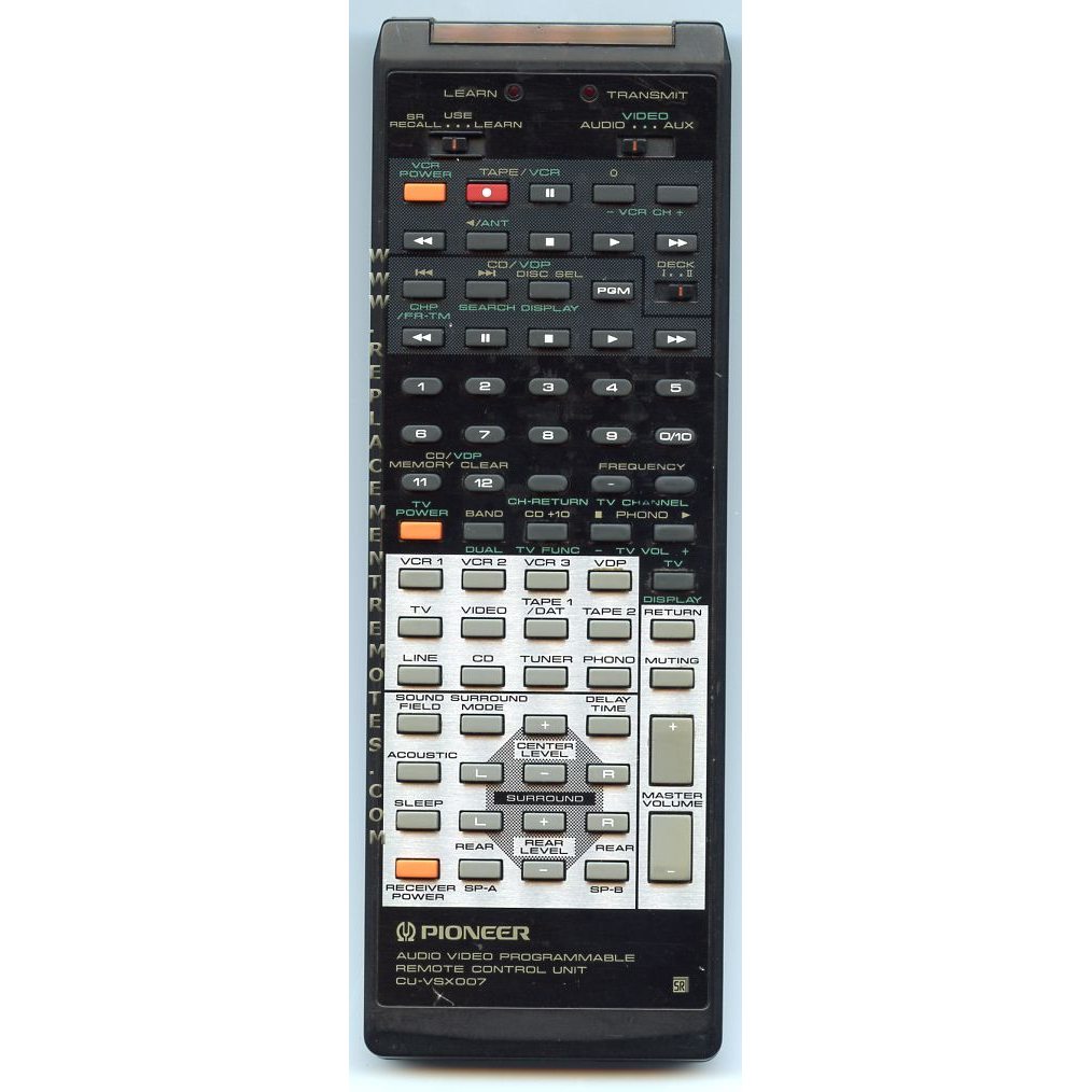 Pioneer CUVSX007 Receiver Remote Control