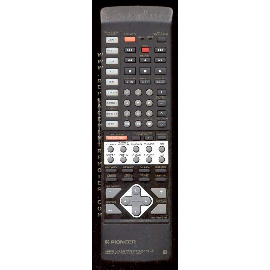 Pioneer CUVSX079 Audio Remote Control