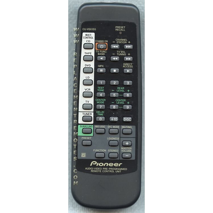 Pioneer CUVSX155 Receiver Remote Control