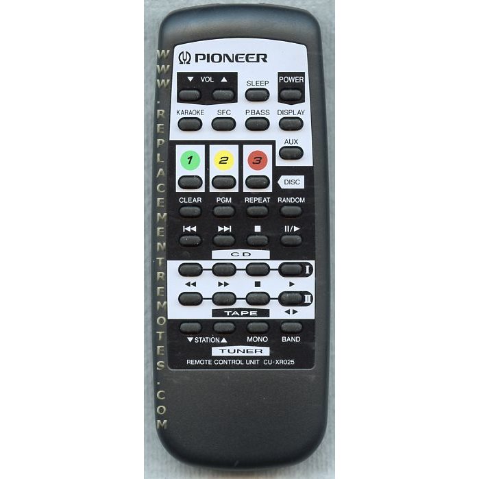 Pioneer CUXR025 Audio Remote Control