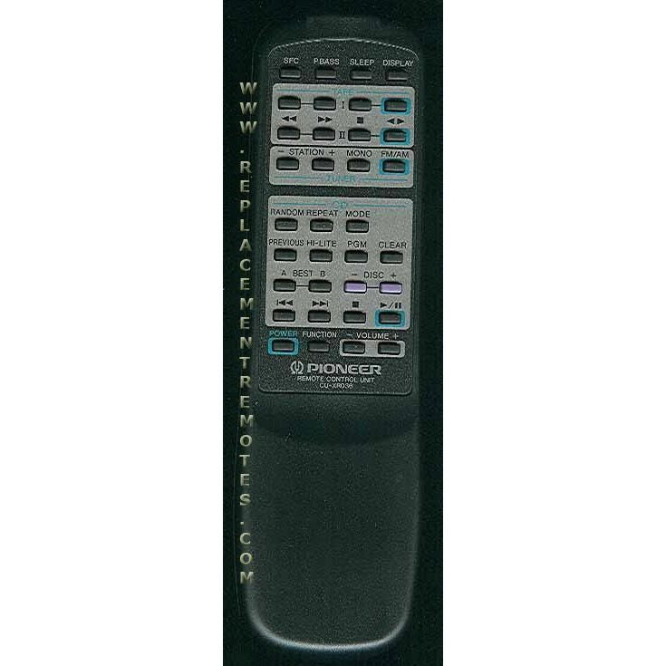 Pioneer CUXR036 Audio Remote Control