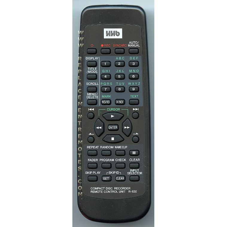 Pioneer R830 Audio Remote Control